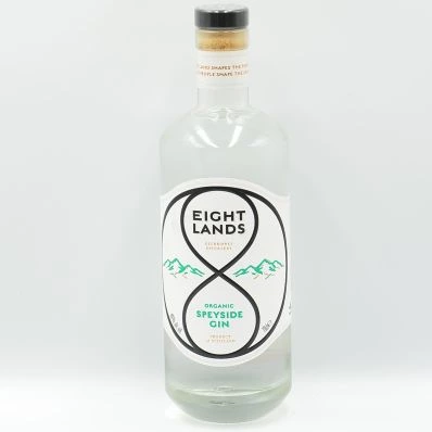 Eight Lands Organic Speyside Gin Glenrinnes Distillery