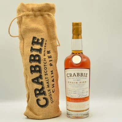 Crabbie Chain Pier Lowland Whisky Single Cask 190002 Inaugural Release