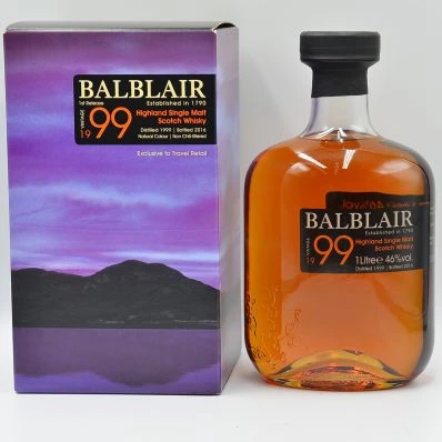 Balblair 1999 Single Malt Whisky 1st Release Travel Exclusive 100cl