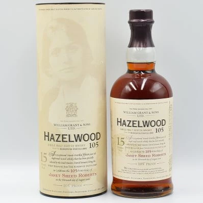 Hazelwood (Kininvie) 15 Year Old Whisky 105 Janet Sheed Roberts