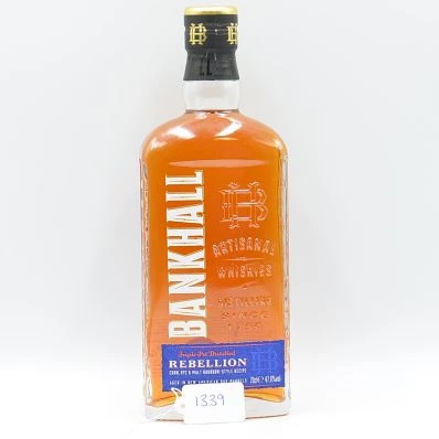 Bankhall Rebellion Bourbon Inaugural Release Whisky