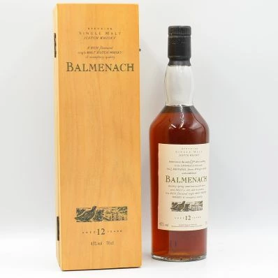 Balmenach 12 Year Old Single Malt Whisky Flora & Fauna in Wooden Box