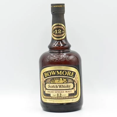 Bowmore 12 Year Old Islay Whisky Dumpy Style 1980s 75cl