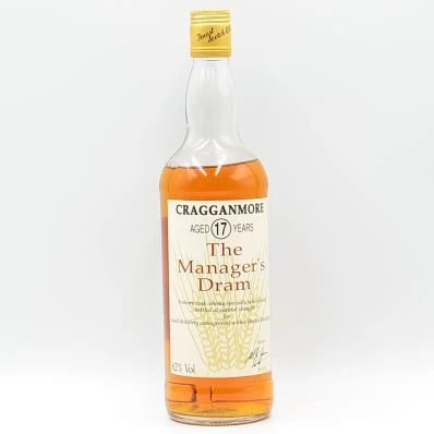 Cragganmore 17 Year Old Speyside Malt Whisky Manager's Dram 1992 75cl