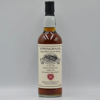Springbank 21 Year Old Hearts FC Chairwomans Special Reserve