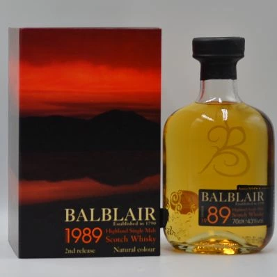Balblair 1989 Single Malt Whisky 2nd Release