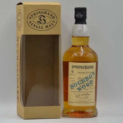 Springbank 12 Year Old Single Malt Bourbon Wood 1991