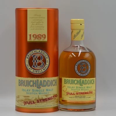 Bruichladdich 13 Year Old Islay Whisky 1989 Full Strength