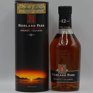 Highland Park 12 Year Old Islands Whisky 1990s Dumpy Bottling