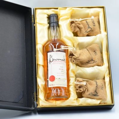 Benromach Traditional Whisky Presentation box with Oak, Peat and Barley