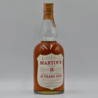 James Martin's 12 Year Old De Luxe Scotch Italian Import 1970s