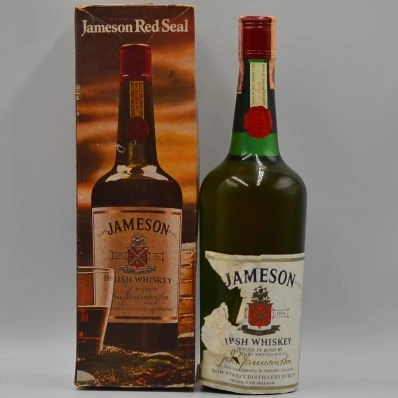 Jameson Red Seal Irish Whiskey 1970s
