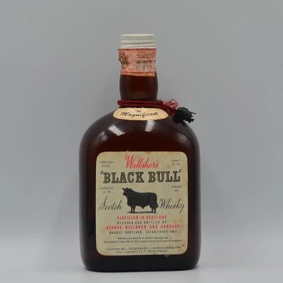 Willsher's Black Bull Scotch Blended Whisky 1970s