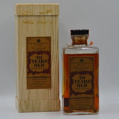 Justerini & Brooks 20 Year Old Finest Malt Scotch Whisky 1970s