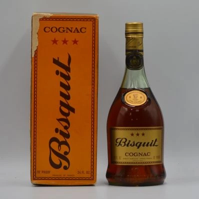 Bisquit 3 Star Cognac 1970s