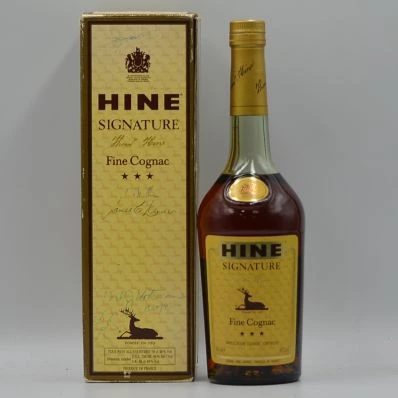 Hine Signature 3 Star Cognac 1980s