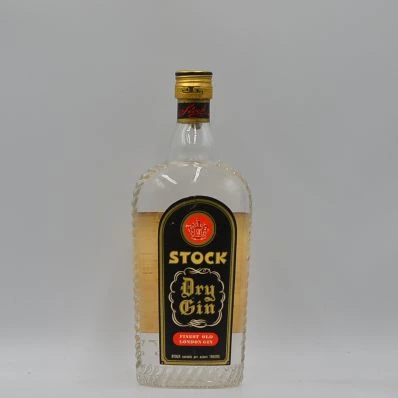 Stock Dry Gin Black Label 1950s