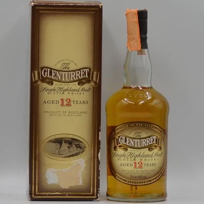 Glenturret 12 Year Old Highland Whisky 1990s Italian Import