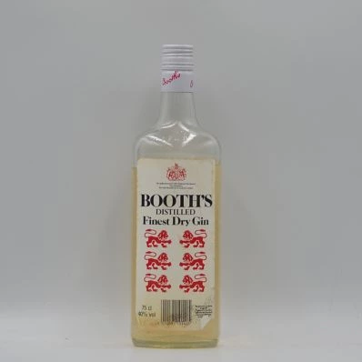 Booth's Finest Dry Gin 1980s