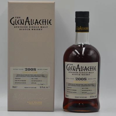 Glenallachie 12 Year Old 2008 Single Cask Whisky PX #667 Abbey