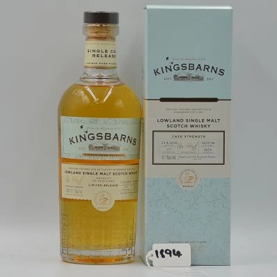 Kingsbarns 2016 Single Bourbon Cask #1610748