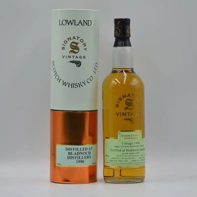 Bladnoch 13 Year Old Lowland Malt Whisky 1990 Signatory Vintage