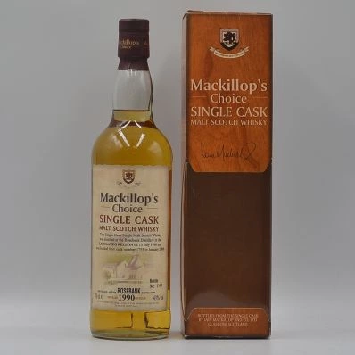 Rosebank 15 Year Old 1990 Single Malt Whisky MacKillops Choice