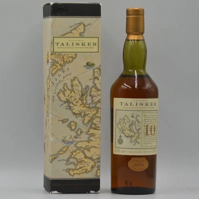 Talisker 10 Year Old Islands Whisky (Map Label 1990s)