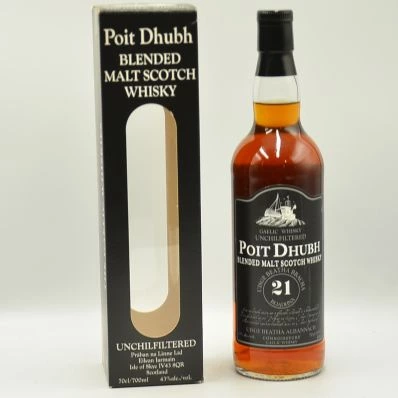Poit Dhubh 21 Year Old Blended Scotch Whisky
