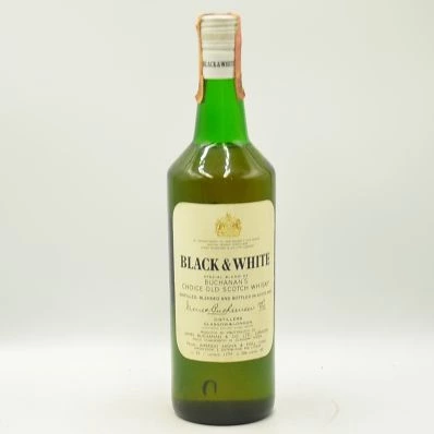 Buchanan's Blended Scotch Whisky Black & White 1970s 75cl
