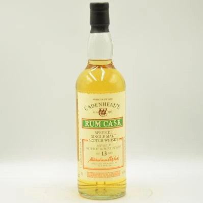 Miltonduff 13 Year Old Single Cask Whisky 2008 Rum Finish Cadenheadâ€™s