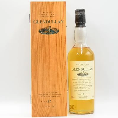 Glendullan 12 Year Old Malt Whisky Flora & Fauna in Wooden Box