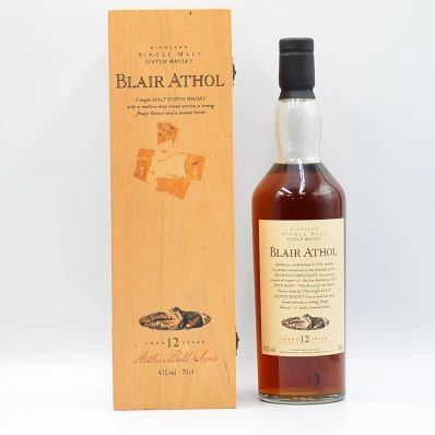 Blair Athol 12 Year Old Flora & Fauna Wooden Box