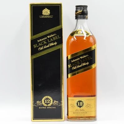 Johnnie Walker Scotch Whisky 12 Year Old Black Label Extra Special 1990s