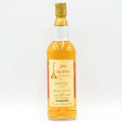 Caol Ila 17 Year Old Islay Whisky James MacArthur Private Bottling Canalplast 1990s