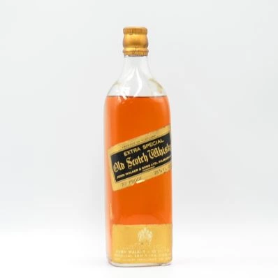 Johnnie Walker Scotch Whisky Black Label Extra Special 70 Proof 1970s