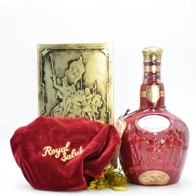 Chivas Royal Salute 21 Year Old Scotch Ruby Flagon 1990s 75cl