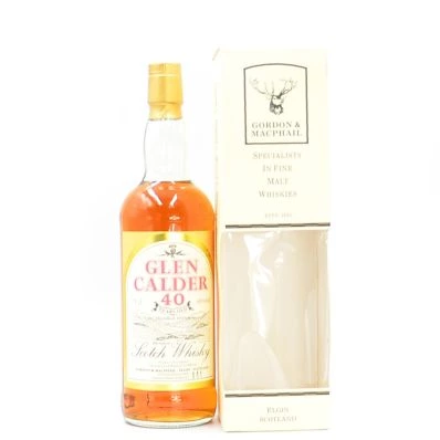 Glen Calder 40 Year Old Scotch Whisky 1949