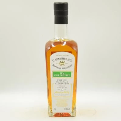 Balblair 10 Years Old Whisky 2013 Rum Cask Cadenhead's