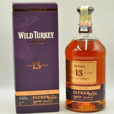 Wild Turkey 13 Year Old Bourbon Whiskey Father and Son 100cl