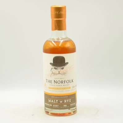 The Norfolk Malt n Rye English Single Grain Whisky 50cl