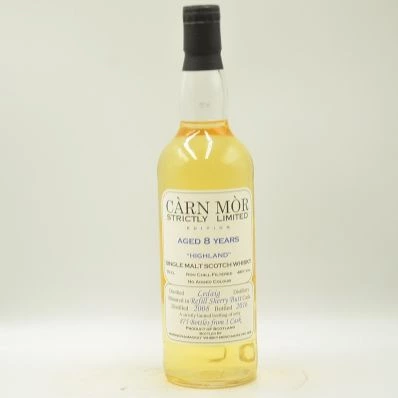 Ledaig 8 Year Old Islands Single Malt Whisky 2008 Carn Mor Strictly Limited