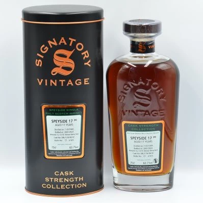Speyside 17 Year Old Secret Whisky "Macallan" Signatory Cask DRU17/A106#2