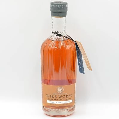 White Peak Lightly Peated Wire Works No.8 Virgin Oak Finish Whisky