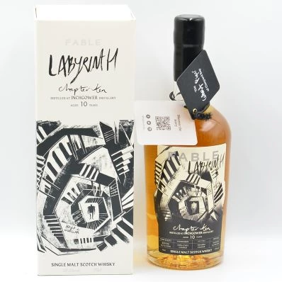 Inchgower 10 Year Old 2010 Single Cask Whisky #801272 Labyrinth Fable Chapter 10