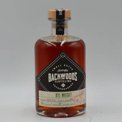 Backwoods Rye Whisky Bottled 2020 Shiraz Cask Expresion