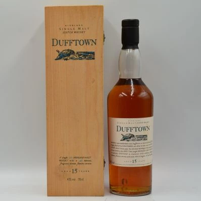 Dufftown 15 Year Old Malt Whisky Flora & Fauna Wooden Box