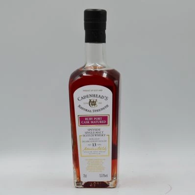 Dailuaine 13 Year Old Single Malt Whisky 2009 Cadenhead's Authentic