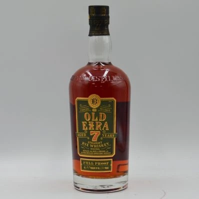 Old Ezra 7 Year Old Full Proof Straight Rye Whiskey