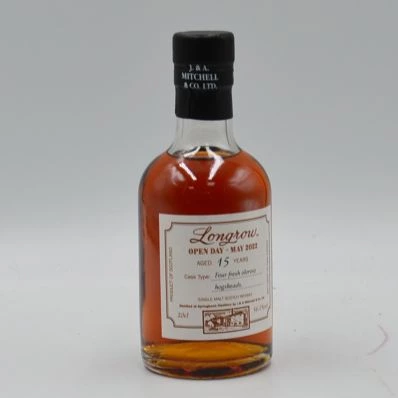 Longrow 15 Year Old Fresh Oloroso Casks Campbeltown Malts Festival 2022 20cl